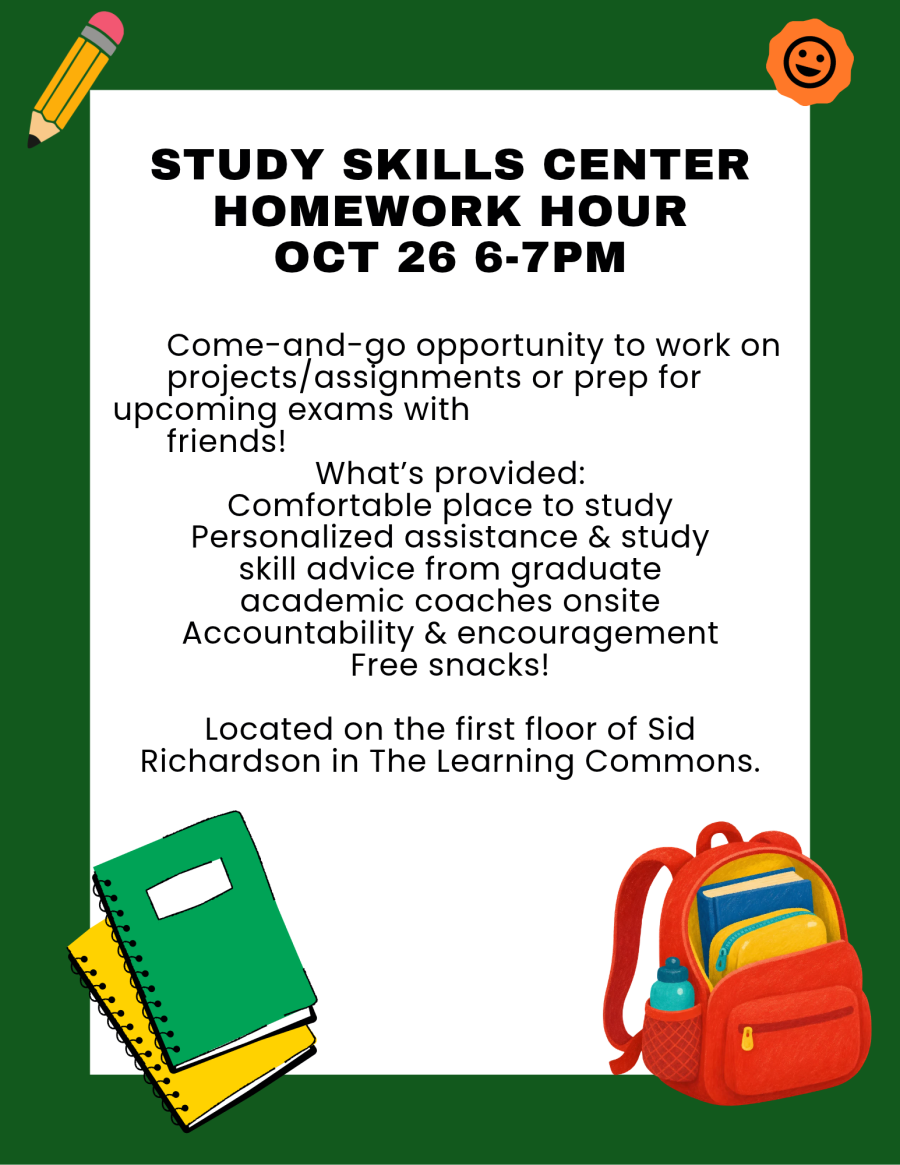 Study Skills Center Homework Hour #2